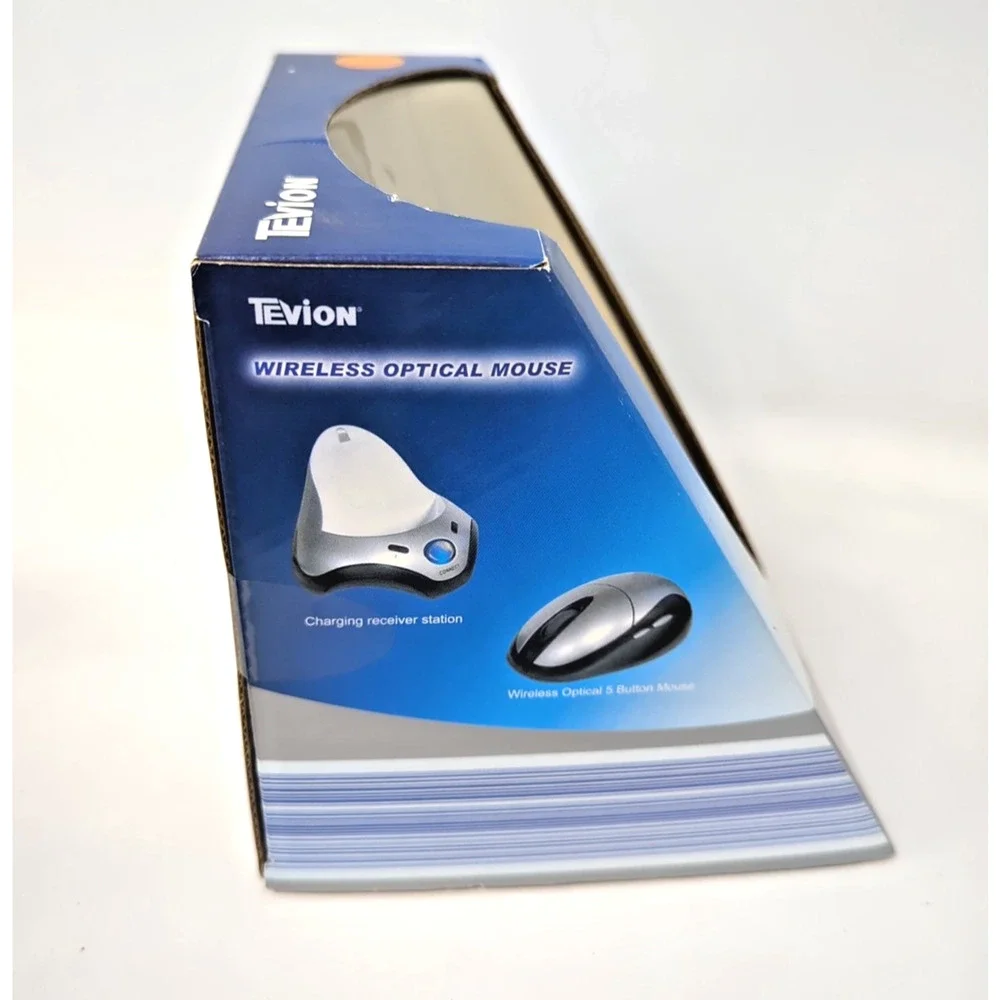 Tevion M26WC Rechargeable 5 Buttons Wireless Optical Mouse w/ Charging Receiver